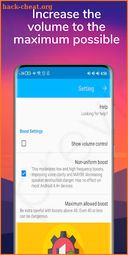 Volume Booster-Works 100% Speaker Boost Loud Sound screenshot