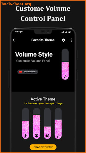 Volume button Themes : Custom Volume Slider style screenshot