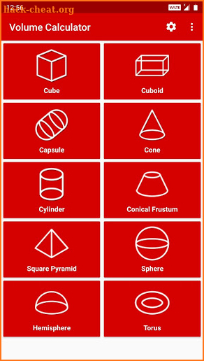 Volume Calculator screenshot