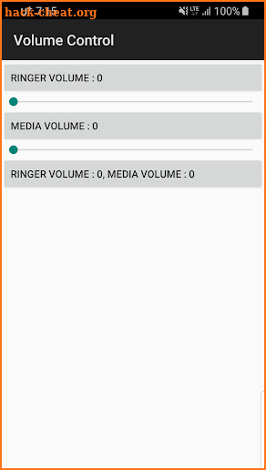 Volume Control screenshot