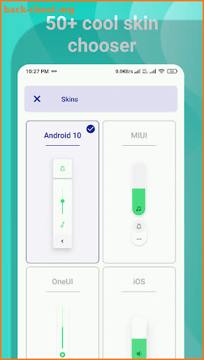 Volume Control Style Customize screenshot