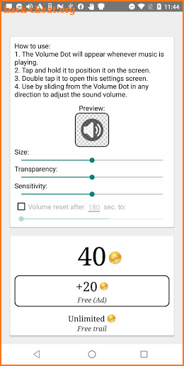 Volume Dot screenshot