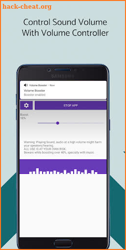 Volume Sound Booster Android screenshot