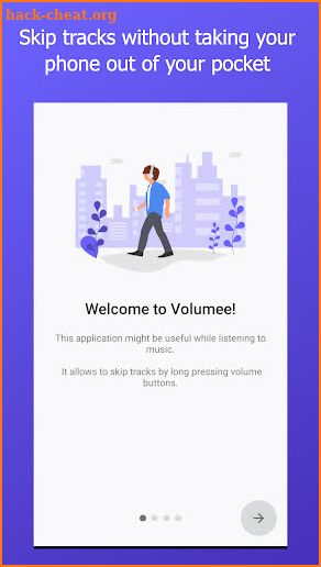 Volumee - skip tracks screenshot