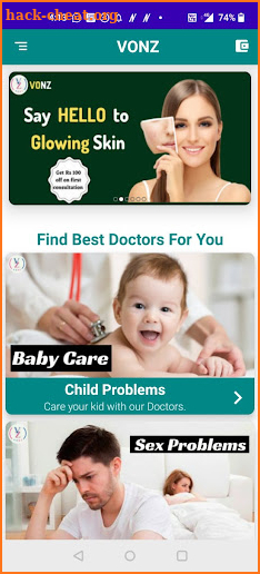 Vonz - Health Consultation App screenshot