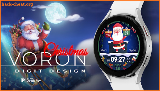 Voron Christmas Watch Face screenshot