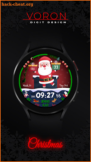 Voron Christmas Watch Face screenshot