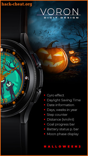 Voron "Halloween 2" Watch Face screenshot