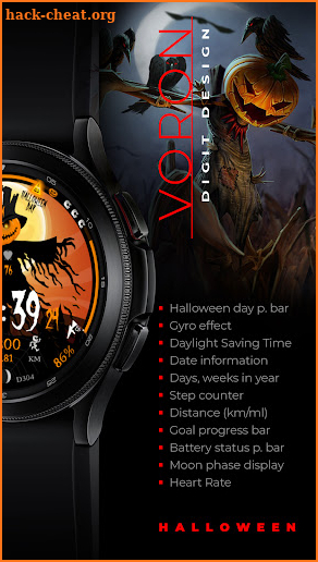 Voron "Halloween" Watch Face screenshot