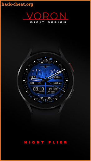 VORON Night Flier Watch Face screenshot