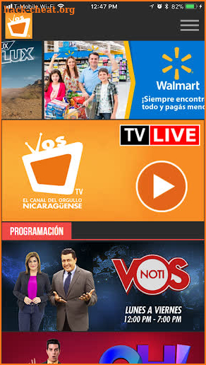 VosTV screenshot