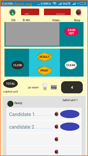 voting machine screenshot