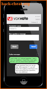 VoxVote Live Voting App screenshot