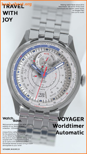 VOYAGER WorldTimer Watch Face screenshot