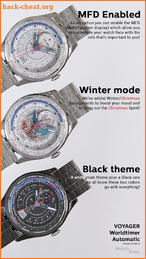 VOYAGER WorldTimer Watch Face screenshot