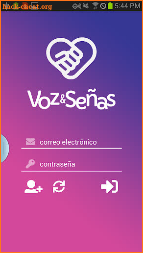 Voz y Señas screenshot