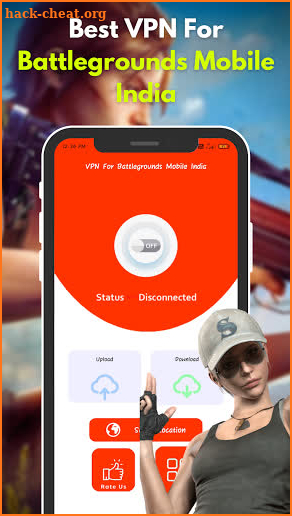 VPN For Battlegrounds Mobile India, BGMI VPN screenshot