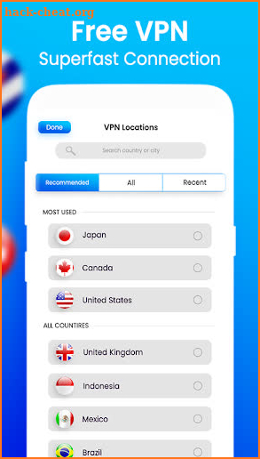 VPN For P U B G Mobile  Lite screenshot