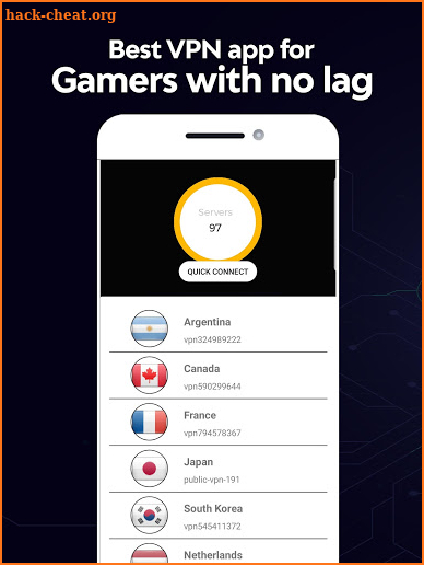 VPN for PUBG - FREE App to use screenshot