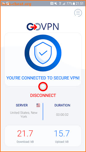 VPN free & secure proxy / fast shield by GOVPN screenshot