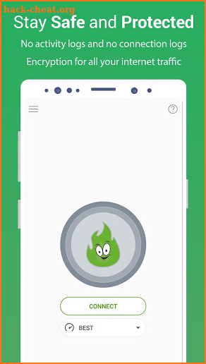 VPN Free - GreenNet Hotspot VPN & Private Browser screenshot