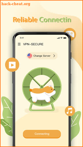 VPN Hamster Pro-free unlimited & secure VPN screenshot