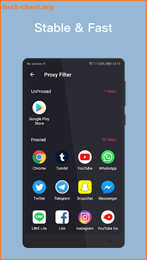 VPN Inf - FREE,STABLE,FAST,UNLIMITED VPN. screenshot