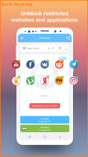 VPN Israel - Get free Israeli IP screenshot