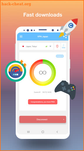 VPN Japan - get free Japanese IP screenshot