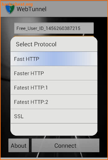 VPN Over HTTP Tunnel:WebTunnel screenshot