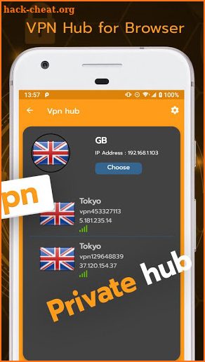 VPN Private HUB Unblocker screenshot
