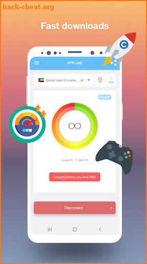 VPN UAE - Free and fast VPN connection screenshot