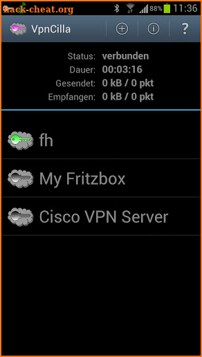 VpnCilla screenshot