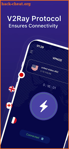 VPNIZE : V2ray VPN Fast Secure screenshot