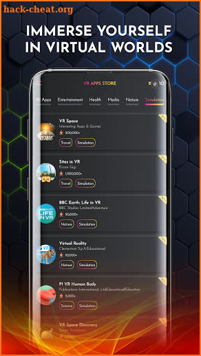 VR Apps Store screenshot