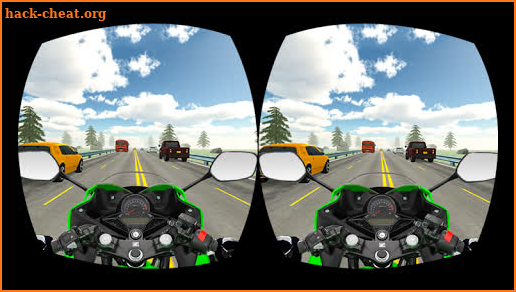 VR Highway Traffic Bike Racer screenshot