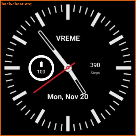 VREME Watch Face screenshot