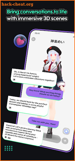 VRole-Chat with anime Roles screenshot