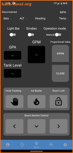 VSI Spray Control screenshot