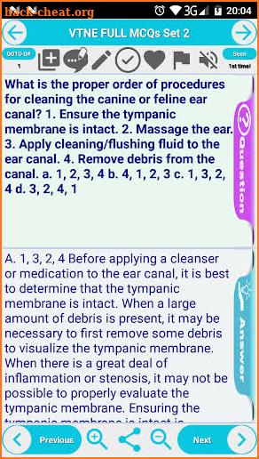 VTNE Veterinary Technician MCQs Flashcards Exam screenshot