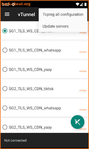 vTunnel VPN screenshot
