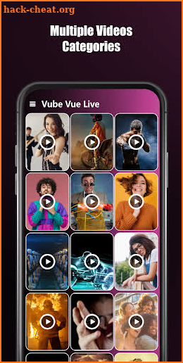 Vube Vue Live screenshot