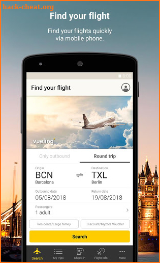 Vueling - Cheap Flights screenshot