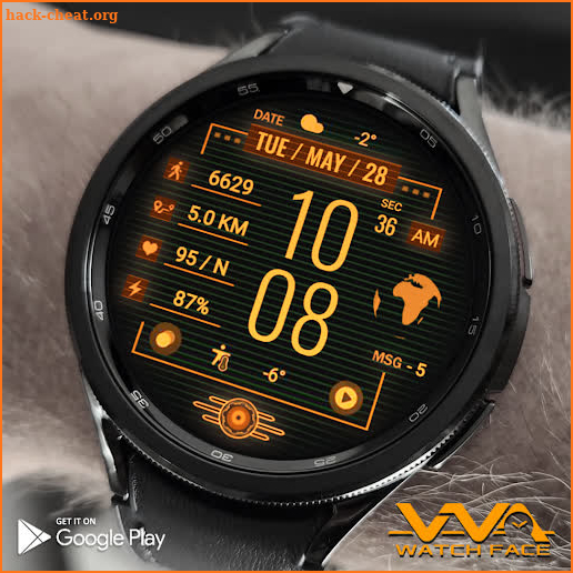 VVA204 Gamer Watch face screenshot