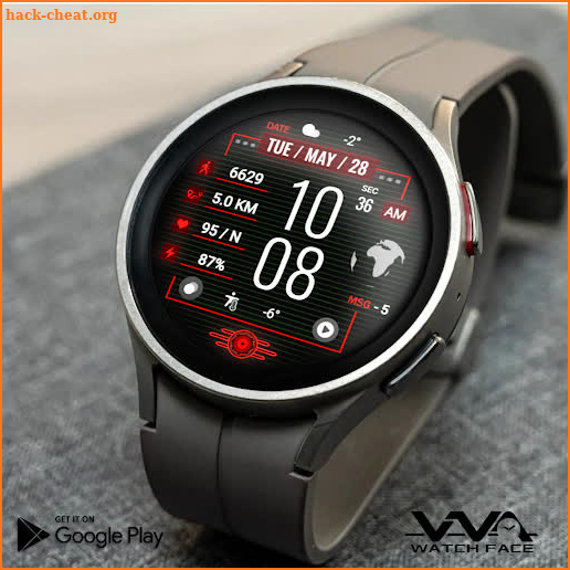 VVA204 Gamer Watch face screenshot