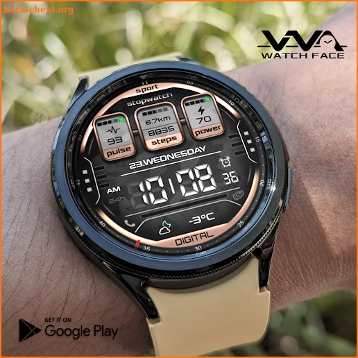 VVA223 Digital Watch face screenshot