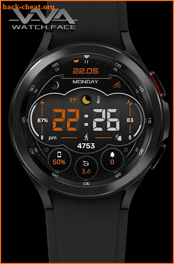 VVA25 Digital Watch face screenshot