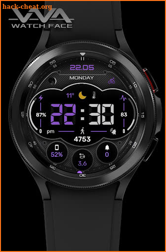 VVA25 Digital Watch face screenshot