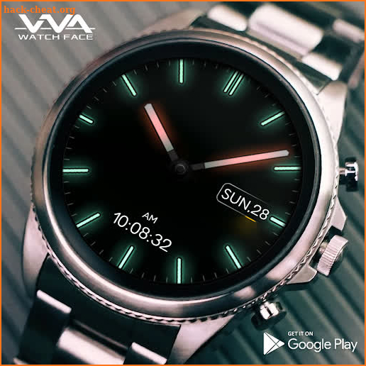 VVA61 Neon Watch face screenshot