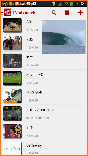 VXG IPTV Player Pro screenshot